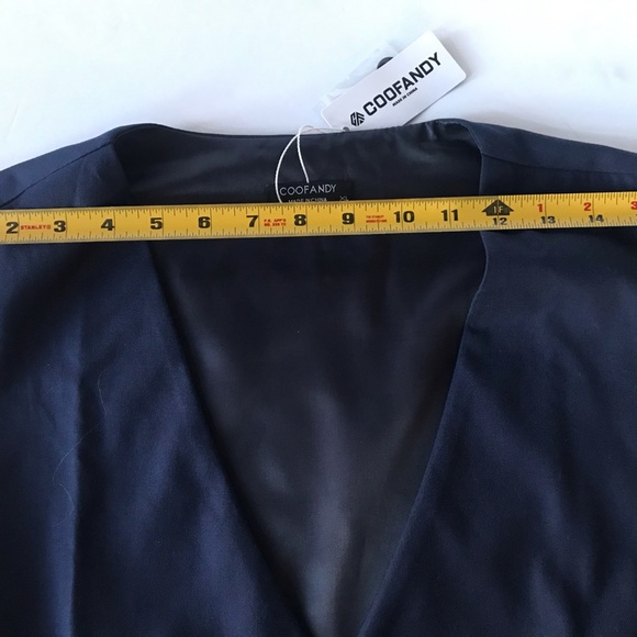 NWT Coofandy men’s business suit vest - Picture 6 of 9